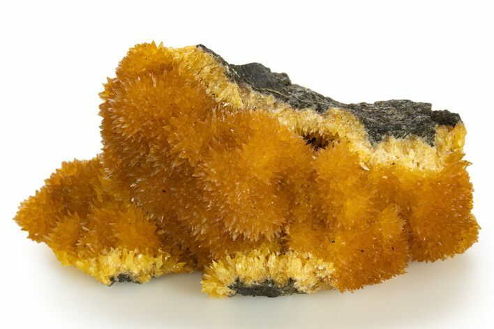 Intense Orange Calcite Crystal Cluster - Poland #331960